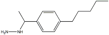1-(1-(4-pentylphenyl)ethyl)hydrazine 구조식 이미지