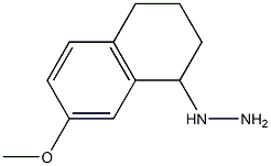 1-(1,2,3,4-tetrahydro-6-methoxynaphthalen-4-yl)hydrazine Structure