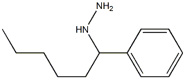 1-(1-phenylhexyl)hydrazine Structure