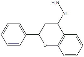 1-(3,4-dihydro-2-phenyl-2H-chromen-4-yl)hydrazine Structure