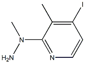 1-(4-iodo-3-methylpyridin-2-yl)-1-methylhydrazine Structure