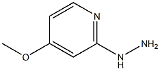 1-(4-methoxypyridin-2-yl)hydrazine 구조식 이미지