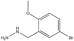 1-(5-bromo-2-methoxybenzyl)hydrazine Structure