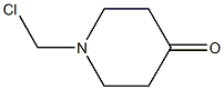 1-(chloromethyl)piperidin-4-one 구조식 이미지