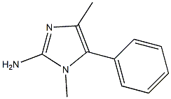 1,4-dimethyl-5-phenyl-1H-imidazol-2-amine Structure