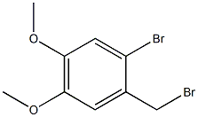 1-bromo-2-(bromomethyl)-4,5-dimethoxybenzene Structure