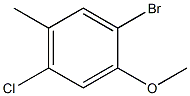 1-bromo-4-chloro-2-methoxy-5-methylbenzene Structure