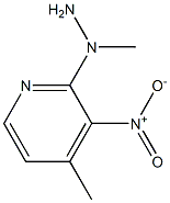 1-methyl-1-(4-methyl-3-nitropyridin-2-yl)hydrazine Structure