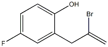 2-(2-bromoallyl)-4-fluorophenol Structure