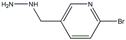2-bromo-5-(hydrazinylmethyl)pyridine 구조식 이미지