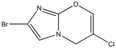 2-bromo-6-chloroH-imidazo[1,2-a]pyridine 구조식 이미지