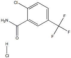 2-chloro-5-trifluoromethyl-benzamide hydrochloride 구조식 이미지