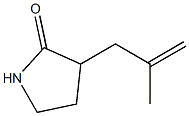 3-(2-methylallyl)pyrrolidin-2-one 구조식 이미지