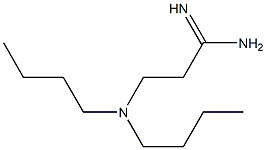 3-(dibutylamino)propanamidine 구조식 이미지