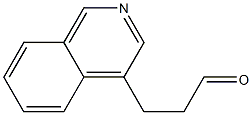 3-(isoquinolin-4-yl)propanal 구조식 이미지