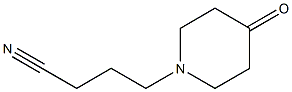 4-(4-oxopiperidin-1-yl)butanenitrile Structure