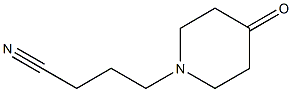 4-(4-oxopiperidin-1-yl)butanenitrile 구조식 이미지