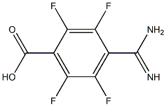 4-amidino-2,3,5,6-tetrafluorobenzoic acid Structure