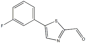 5-(3-fluorophenyl)thiazole-2-carbaldehyde Structure
