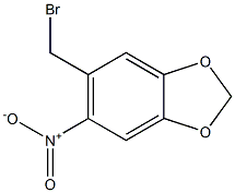 5-(bromomethyl)-6-nitrobenzo[d][1,3]dioxole Structure