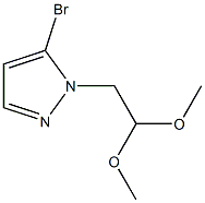 5-bromo-1-(2,2-dimethoxyethyl)-1H-pyrazole Structure
