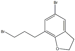 5-bromo-7-(3-bromopropyl)-2,3-dihydrobenzofuran Structure