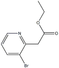 ethyl 2-(3-bromopyridin-2-yl)acetate Structure