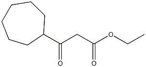 ethyl 3-cycloheptyl-3-oxopropanoate Structure