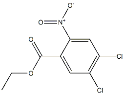 ethyl 4,5-dichloro-2-nitrobenzoate 구조식 이미지