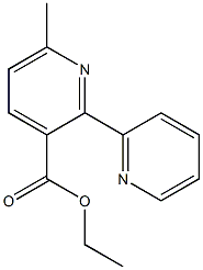 ethyl 6-methyl-2,2'-bipyridine-3-carboxylate 구조식 이미지