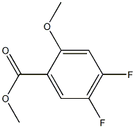 methyl 4,5-difluoro-2-methoxybenzoate Structure