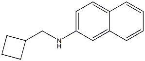 N-(cyclobutylmethyl)naphthalen-2-amine 구조식 이미지
