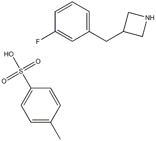 3-(3-fluorobenzyl)azetidine 4-methylbenzenesulfonate Structure