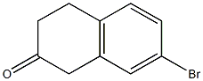 7-bromo-3,4-dihydronaphthalen-2(1H)-one Structure