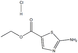 Ethyl 2-amino-1,3-thiazole-5-carboxylate hydrochloride 구조식 이미지