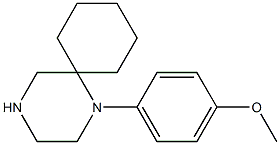 1-(1,4-Diazaspiro[5.5]undecyl)-4-methoxybenzene Structure