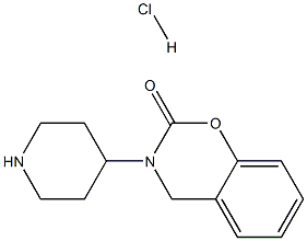 3-(4-piperidyl)-4H-benzo[e]1,3-oxazin-2-one hydrochloride Structure