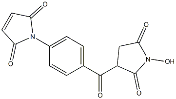 p-Maleimidobenzoyl N-hydroxysuccinimide 구조식 이미지