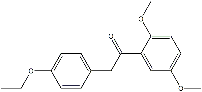 1-(2,5-dimethoxyphenyl)-2-(4-ethoxyphenyl)ethanone Structure