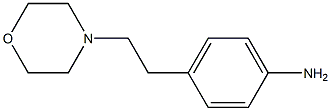 4-(2-morpholinoethyl) benzenamine Structure