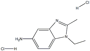 1-Ethyl-2-methyl-1H-benzoimidazol-5-ylaminedihydrochloride 구조식 이미지