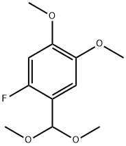 6-Fluoroveratraldehyde dimethyl acetal Structure