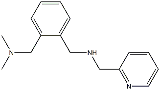 ({2-[(dimethylamino)methyl]phenyl}methyl)(pyridin-2-ylmethyl)amine Structure