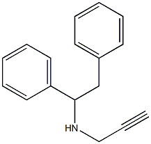 (1,2-diphenylethyl)(prop-2-yn-1-yl)amine Structure