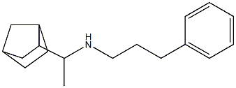 (1-{bicyclo[2.2.1]heptan-2-yl}ethyl)(3-phenylpropyl)amine 구조식 이미지