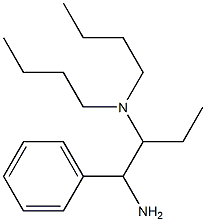 (1-amino-1-phenylbutan-2-yl)dibutylamine Structure