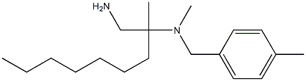 (1-amino-2-methylnonan-2-yl)(methyl)[(4-methylphenyl)methyl]amine Structure