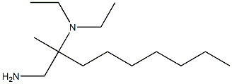 (1-amino-2-methylnonan-2-yl)diethylamine Structure