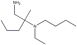 (1-amino-2-methylpentan-2-yl)(butyl)ethylamine Structure