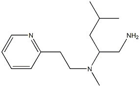 (1-amino-4-methylpentan-2-yl)(methyl)[2-(pyridin-2-yl)ethyl]amine Structure